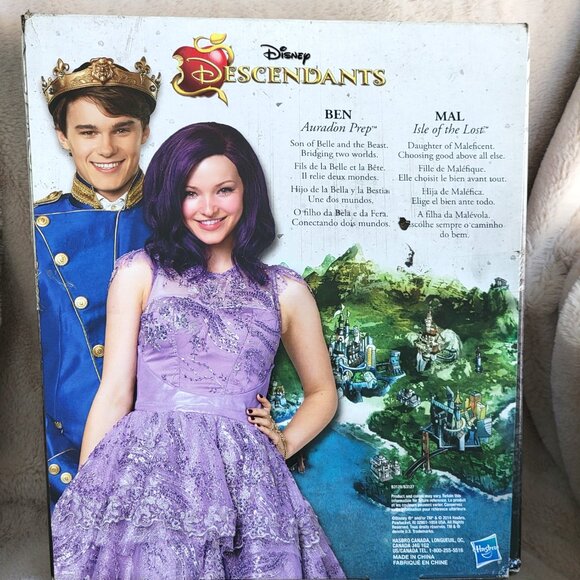 Disney Descendants Mal Isle of the Lost and Ben Auradon Prep Dolls MINT - Picture 5 of 10